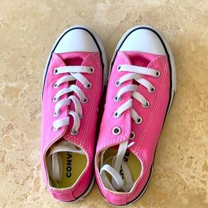 Brand new kids pink chucks!